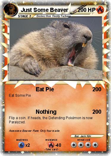 Pokemon Just Some Beaver