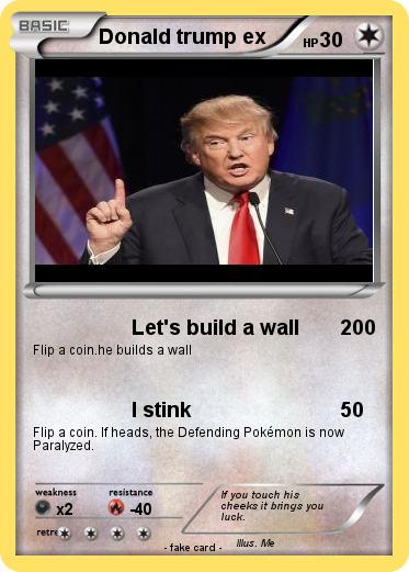 Pokemon Donald trump ex