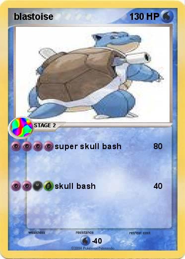 Pokemon blastoise