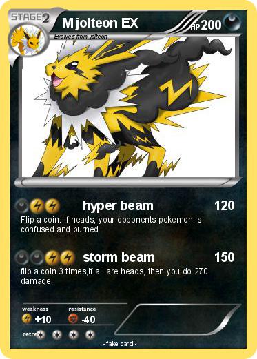 Pokemon M jolteon EX