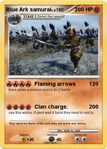 Pokemon Blue Ark samurai