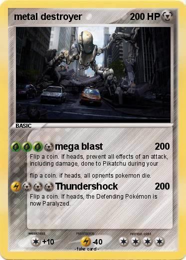 Pokemon metal destroyer