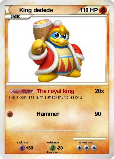 Pokemon King dedede