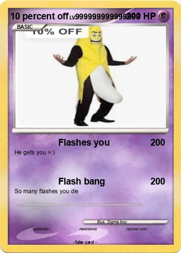 Pokemon 10 percent off