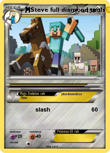 Pokemon Steve full diamond tools