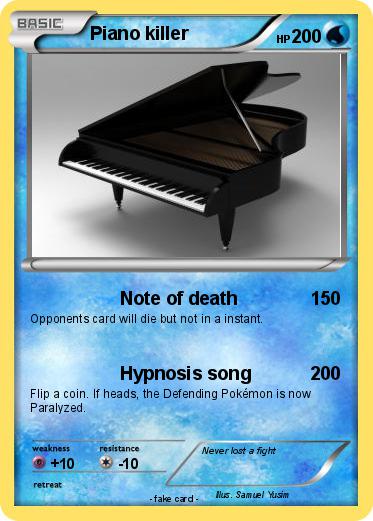 Pokemon Piano killer