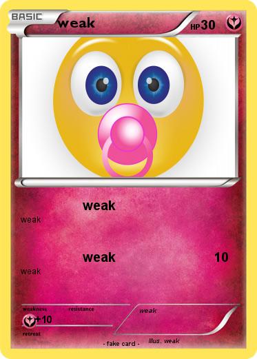 Pokemon weak