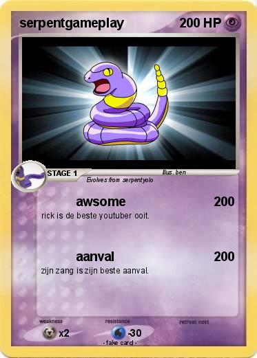 Pokemon serpentgameplay