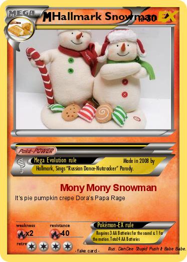Pokemon Hallmark Snowman