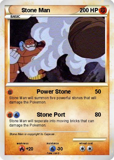Pokemon Stone Man