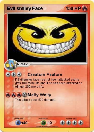 Pokemon Evil smiley Face