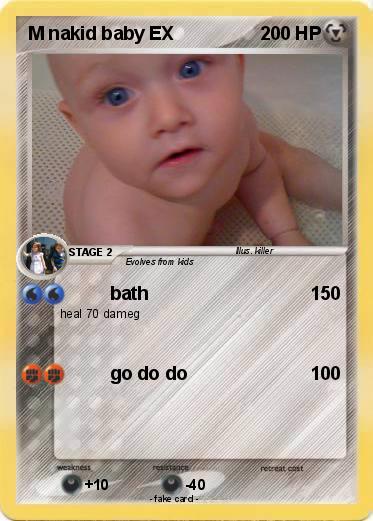 Pokemon M nakid baby EX