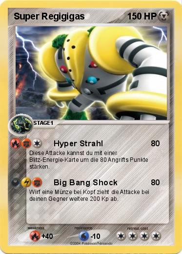 Pokemon Super Regigigas