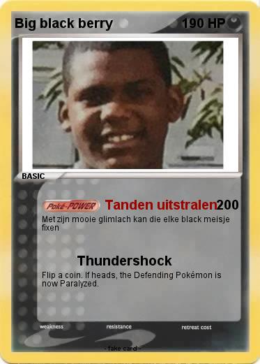Pokemon Big black berry