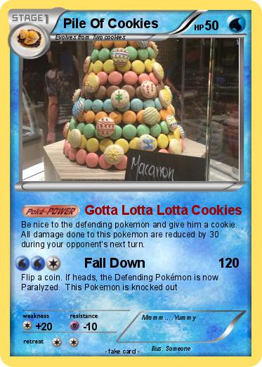 Pokemon Pile Of Cookies