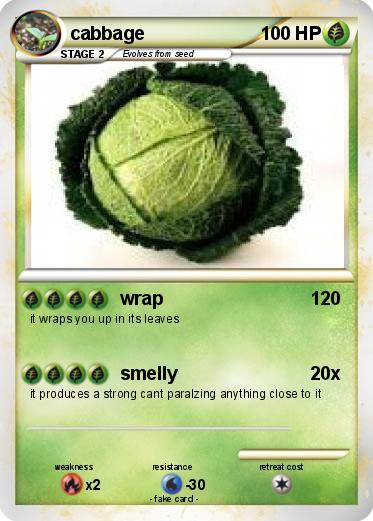 Pokemon cabbage