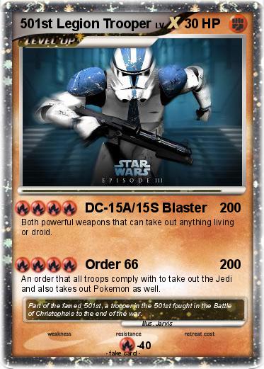 Pokemon 501st Legion Trooper