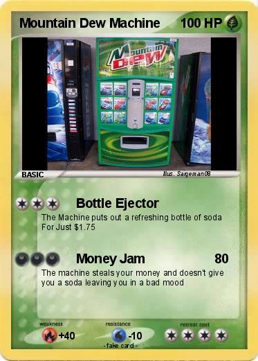 Pokemon Mountain Dew Machine
