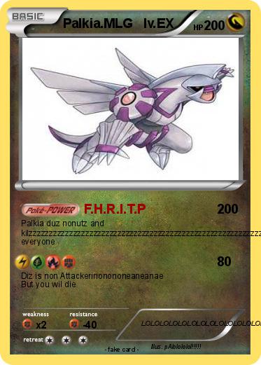 Pokemon Palkia.MLG   lv.EX
