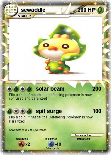 Pokemon sewaddle