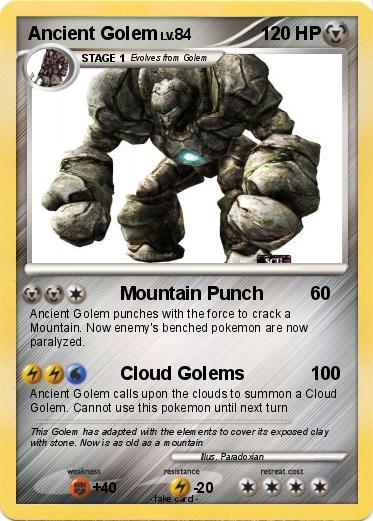 Pokemon Ancient Golem