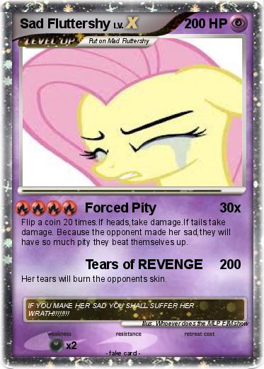 Pokemon Sad Fluttershy