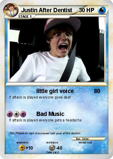 Pokemon Justin After Dentist