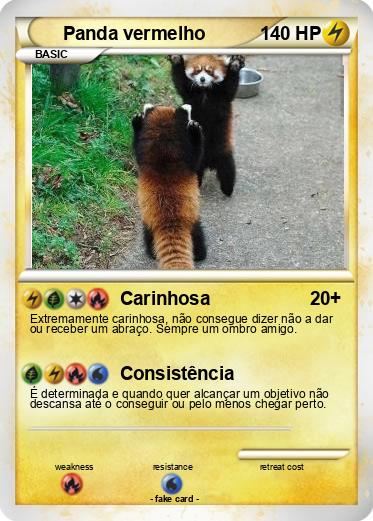 Pokemon Panda vermelho