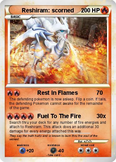 Pokemon Reshiram: scorned