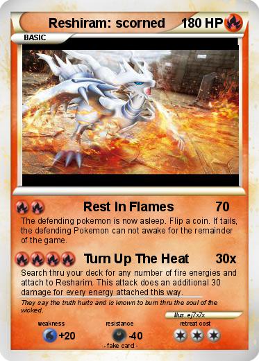 Pokemon Reshiram: scorned