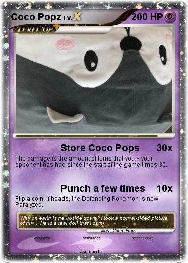 Pokemon Coco Popz