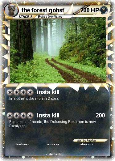 Pokemon the forest gohst
