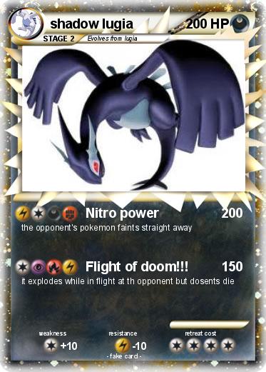 Pokemon shadow lugia