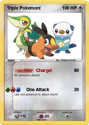 Pokemon Triple Pokemon!