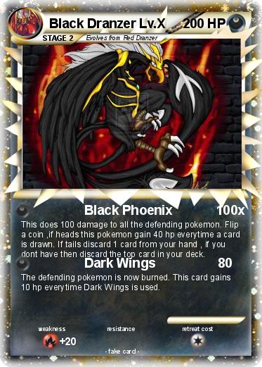 Pokemon Black Dranzer Lv.X