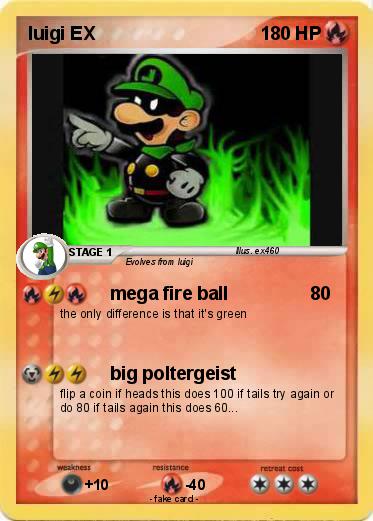 Pokemon luigi EX