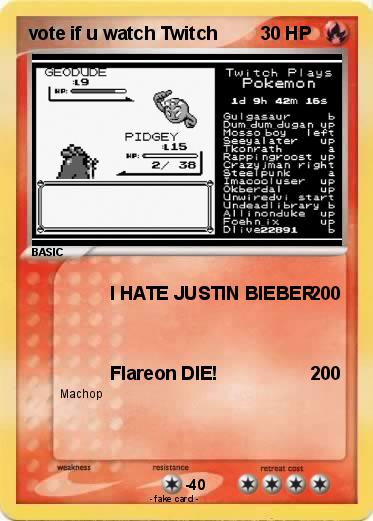 Pokemon vote if u watch Twitch