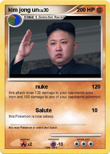 Pokemon kim jong un