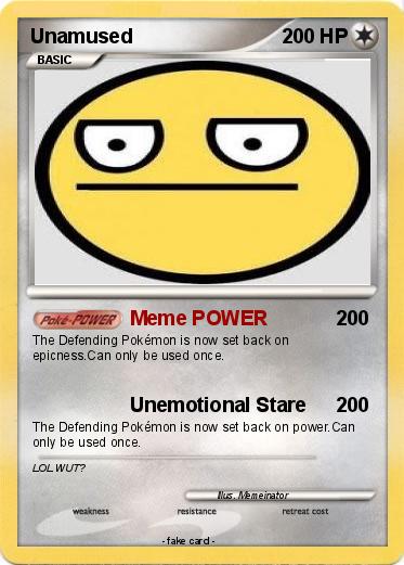 Pokemon Unamused