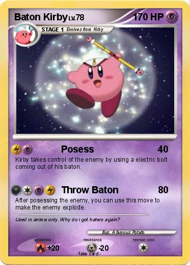Pokemon Baton Kirby