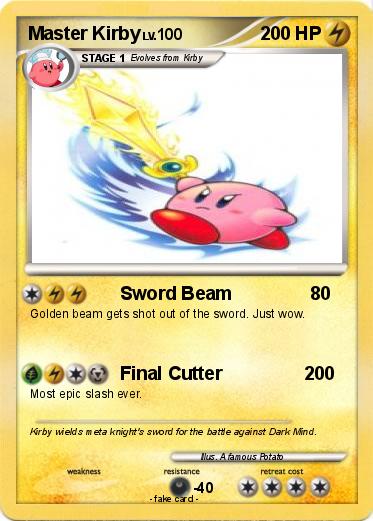 Pokemon Master Kirby