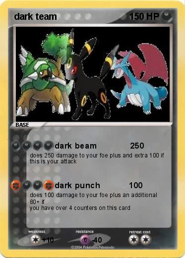 Pokemon dark team