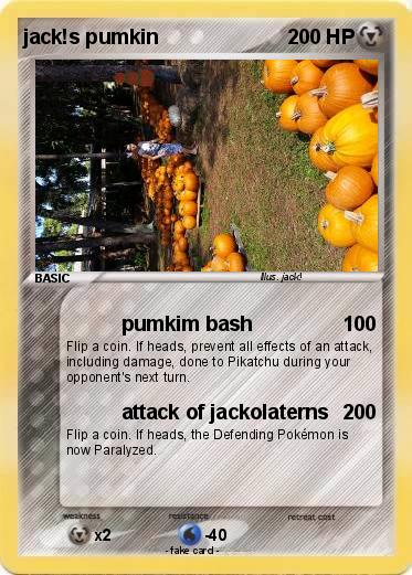 Pokemon jack!s pumkin