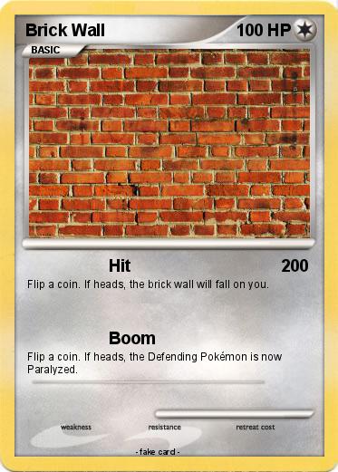 Pokemon Brick Wall