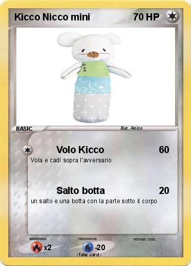 Pokemon Kicco Nicco mini