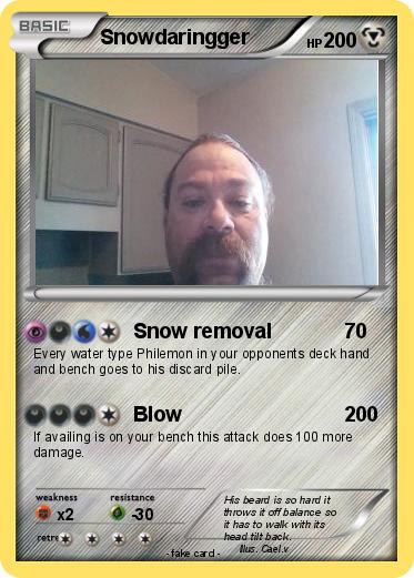 Pokemon Snowdaringger
