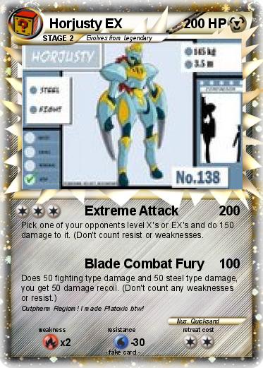 Pokemon Horjusty EX