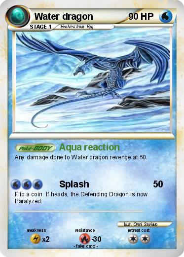 Pokemon Water dragon