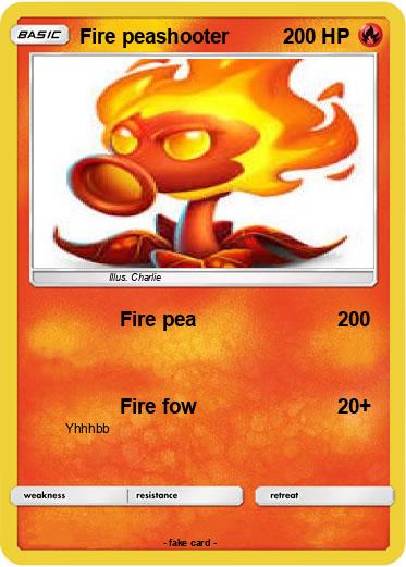 Pokemon Fire peashooter