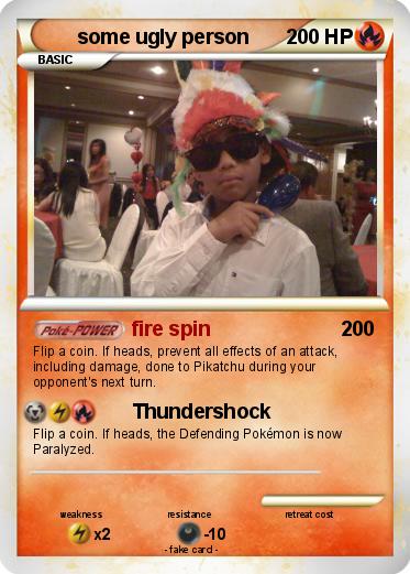 Pokemon some ugly person